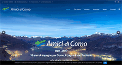 Desktop Screenshot of amicidicomo.it